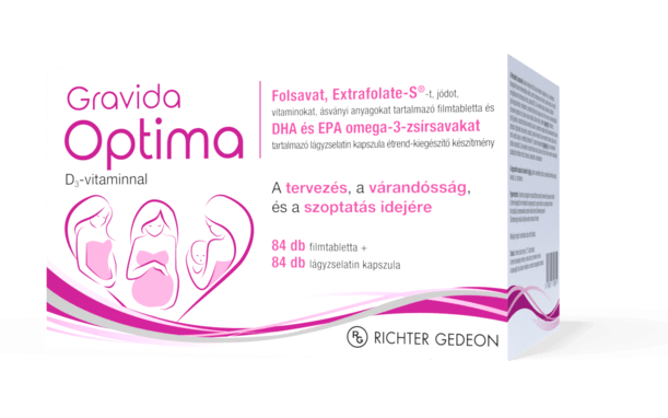 Gravida Optima terhesvitamin étrend-kiegészítő 