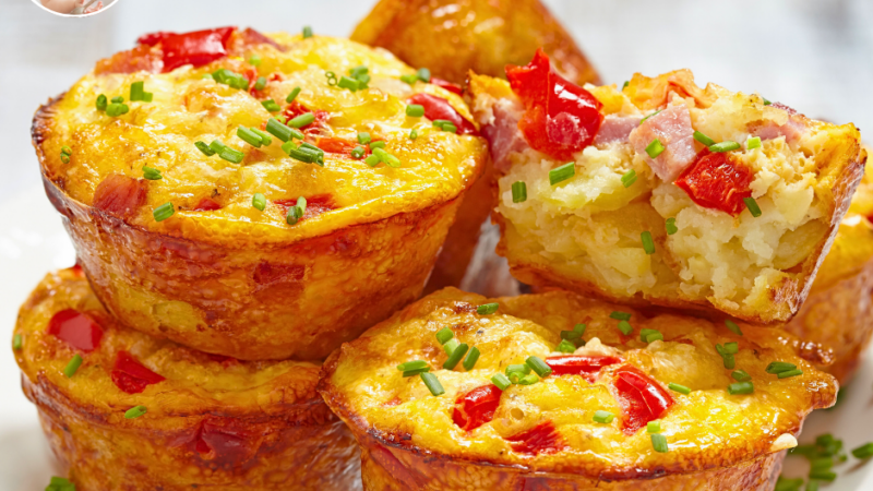 MUFFINFORMÁBAN SÜLT ZÖLDSÉGES OMLETT – EGY IGAZÁN EGÉSZSÉGES REGGELI NEKED ÉS A BABÁDNAK