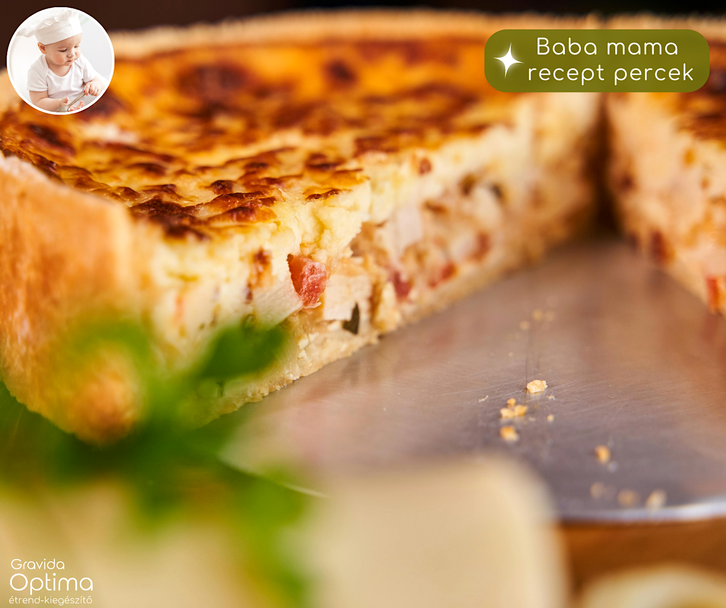 HÚSVÉTI FINOMSÁG PERCEK ALATT: SONKÁS- SAJTOS PITE A KÖZÖS ASZTALRA